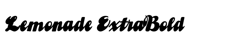 Lemonade ExtraBold