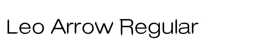 Leo Arrow Regular