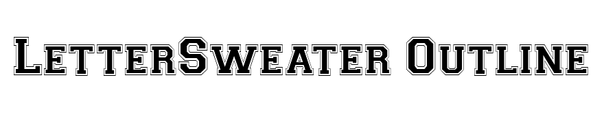 LetterSweater Outline SSi Normal
