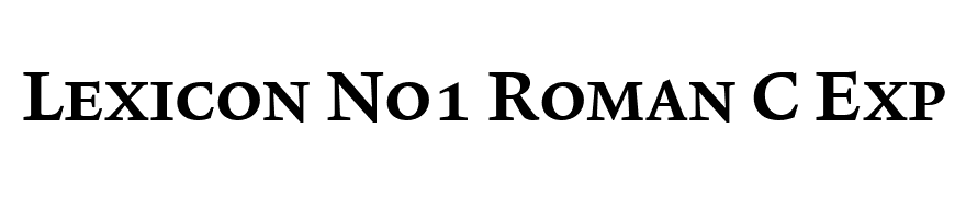 Lexicon No1 Roman C Exp