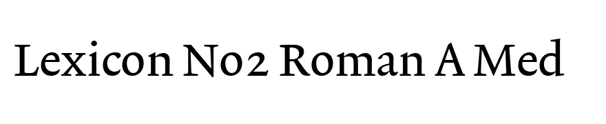 Lexicon No2 Roman A Med