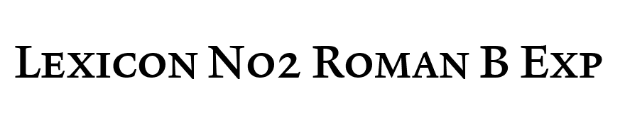 Lexicon No2 Roman B Exp
