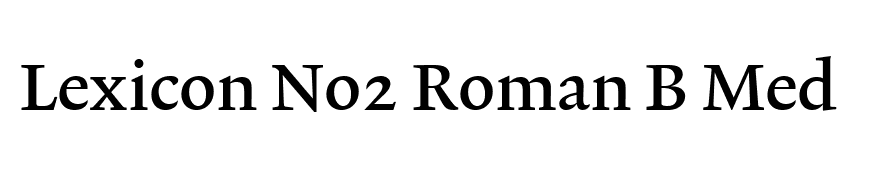 Lexicon No2 Roman B Med