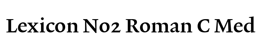 Lexicon No2 Roman C Med