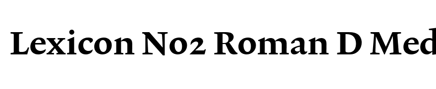 Lexicon No2 Roman D Med