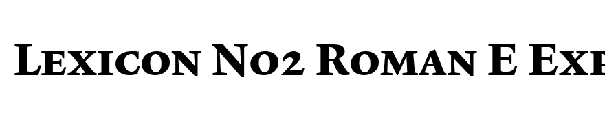Lexicon No2 Roman E Exp