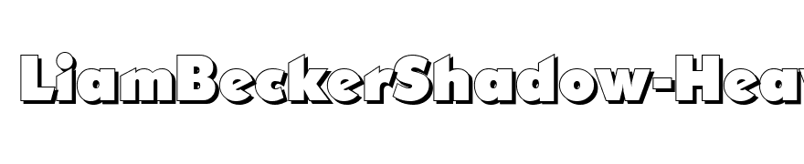 LiamBeckerShadow-Heavy-Regular
