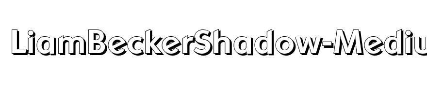 LiamBeckerShadow-Medium-Regular
