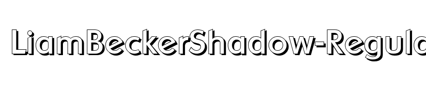LiamBeckerShadow-Regular