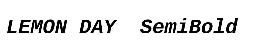 Liberation Mono Bold Italic