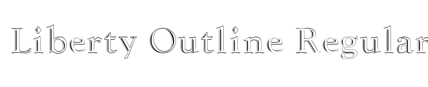 Liberty Outline Regular