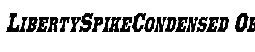 LibertySpikeCondensed Oblique