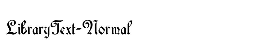 LibraryText-Normal