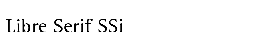 Libre Serif SSi