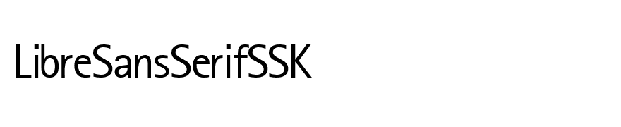 LibreSansSerifSSK
