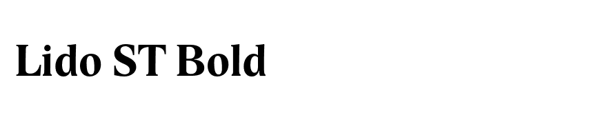 Lido ST Bold