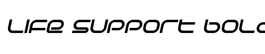 Life Support Bold Italic