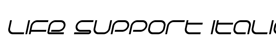 Life Support Italic
