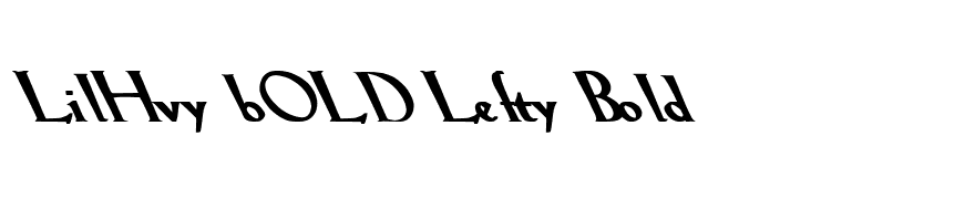 LilHvy bOLD Lefty Bold