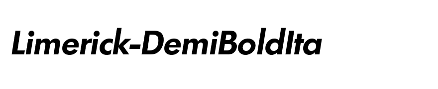 Limerick-DemiBoldIta
