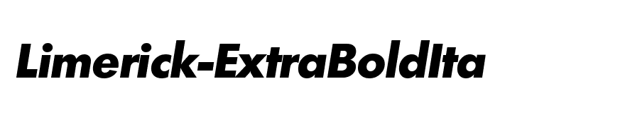 Limerick-ExtraBoldIta