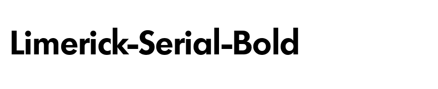 Limerick-Serial-Bold