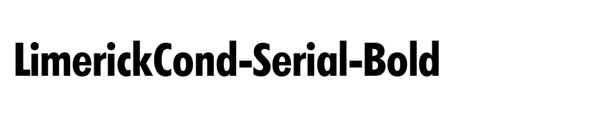 LimerickCond-Serial-Bold