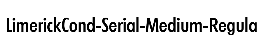 LimerickCond-Serial-Medium-Regular