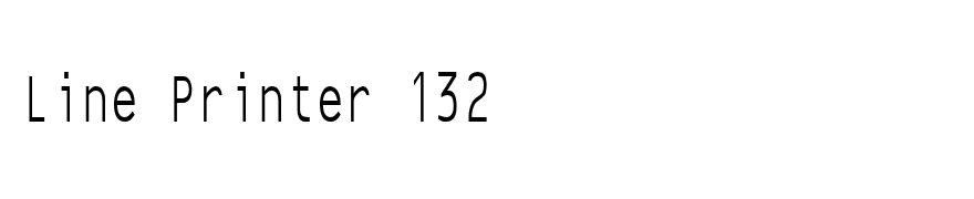 Line Printer 132