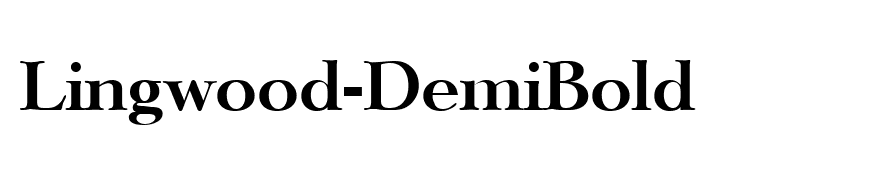 Lingwood-DemiBold