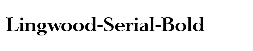Lingwood-Serial-Bold