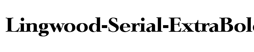 Lingwood-Serial-ExtraBold-Regular