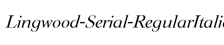 Lingwood-Serial-RegularItalic