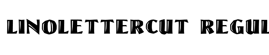 LinoLetterCut Regular