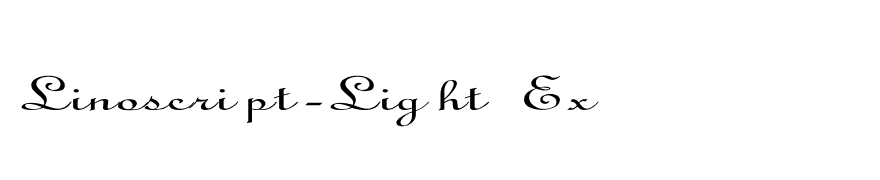 Linoscript-Light Ex