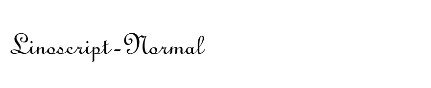 Linoscript-Normal