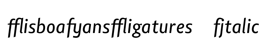 LisboaSansLigatures-Italic
