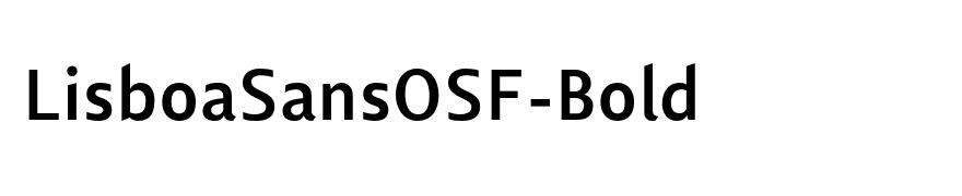 LisboaSansOSF-Bold