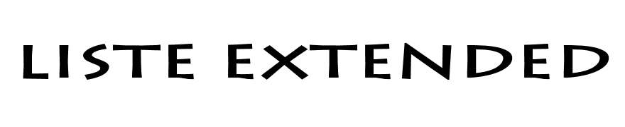 Liste Extended Bold