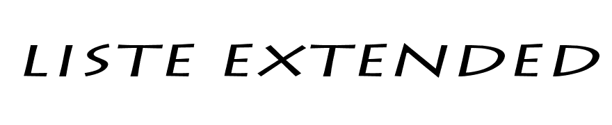 Liste Extended Italic