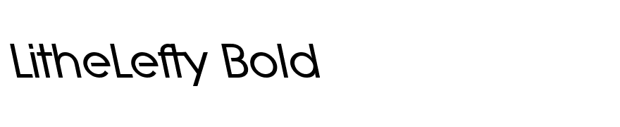 LitheLefty Bold