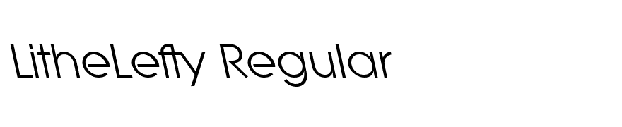 LitheLefty Regular
