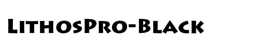 LithosPro-Black