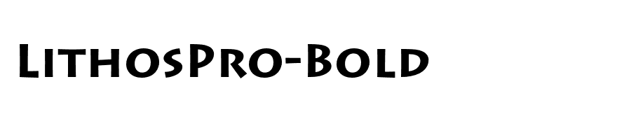 LithosPro-Bold