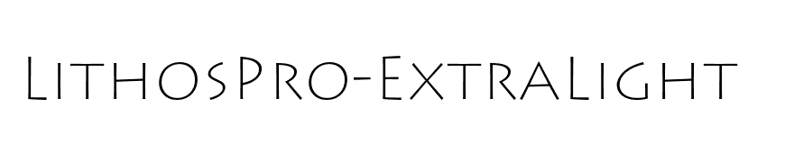 LithosPro-ExtraLight