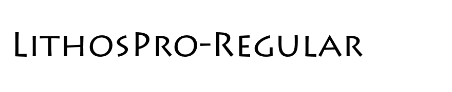 LithosPro-Regular