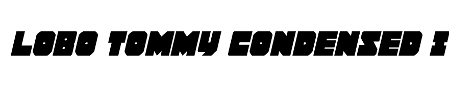 Lobo Tommy Condensed Italic