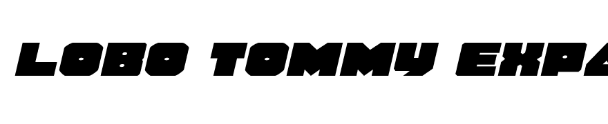 Lobo Tommy Expanded Italic