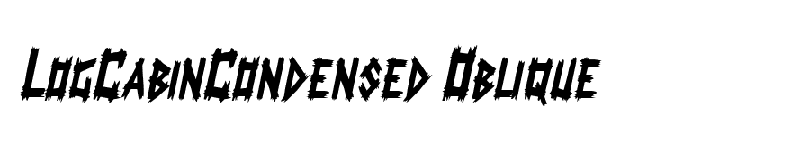 LogCabinCondensed Oblique