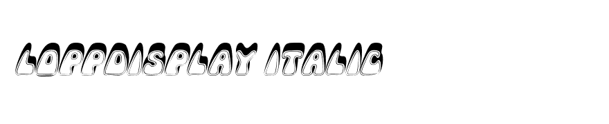 LoppDisplay Italic